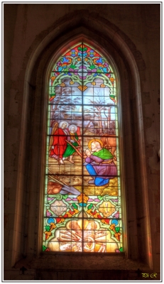 Vitraux église de St Martin de Ré 
3 photos   -1.3 IL ; 0 IL ; +1.3 IL
